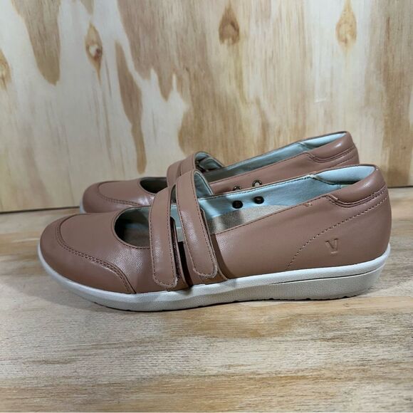 Vionic Cala Tan Mary Janes Women’s Size 7.5 - Picture 1 of 7